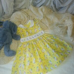 Bonnie Baby Yellow Floral Dress